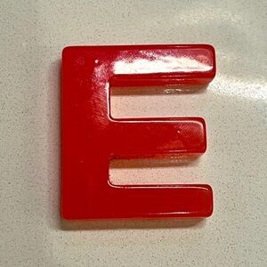 Pink Letter E